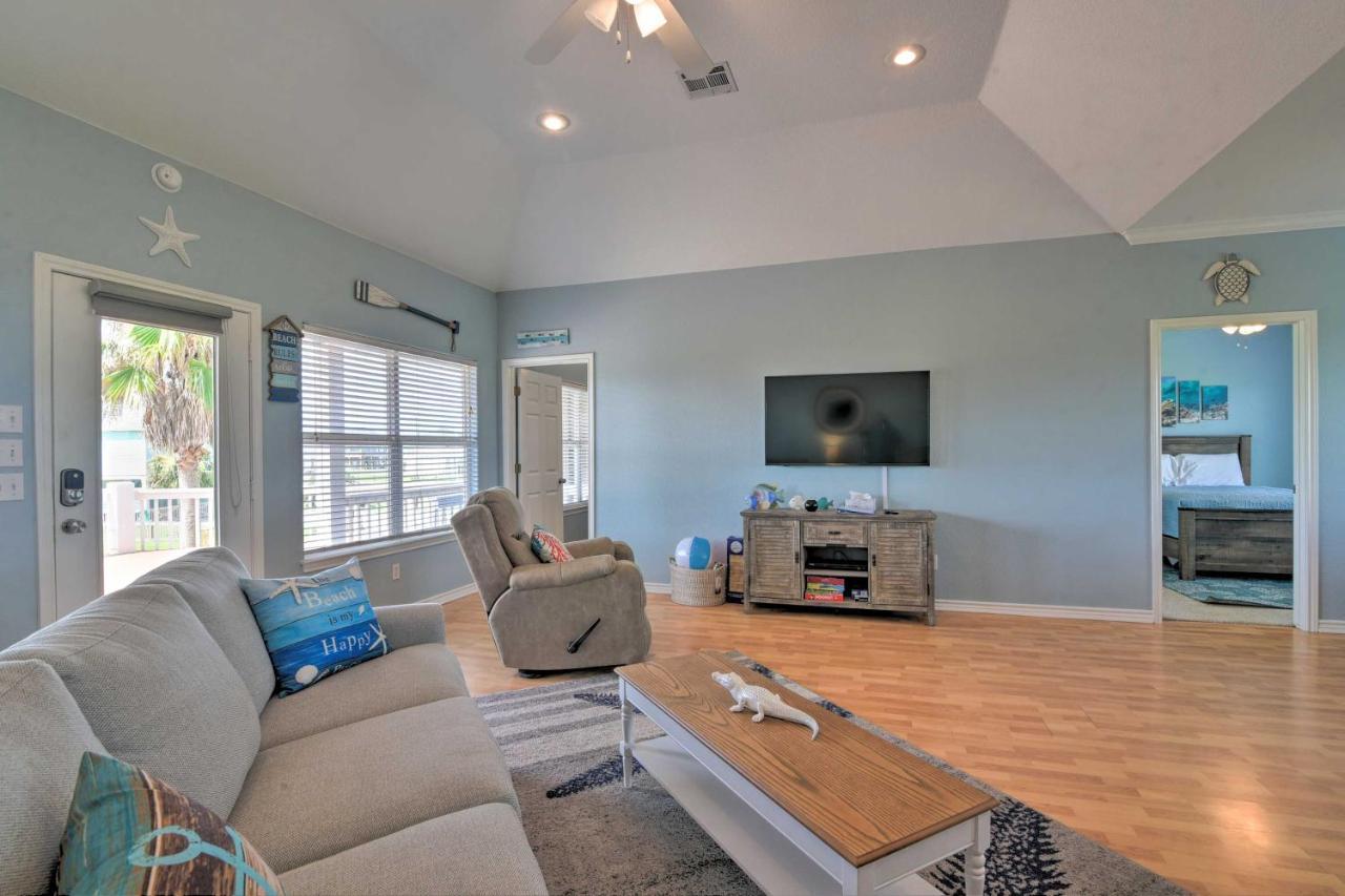 Bright Crystal Beach House, Walk To Coast! Villa Bolivar Peninsula ภายนอก รูปภาพ