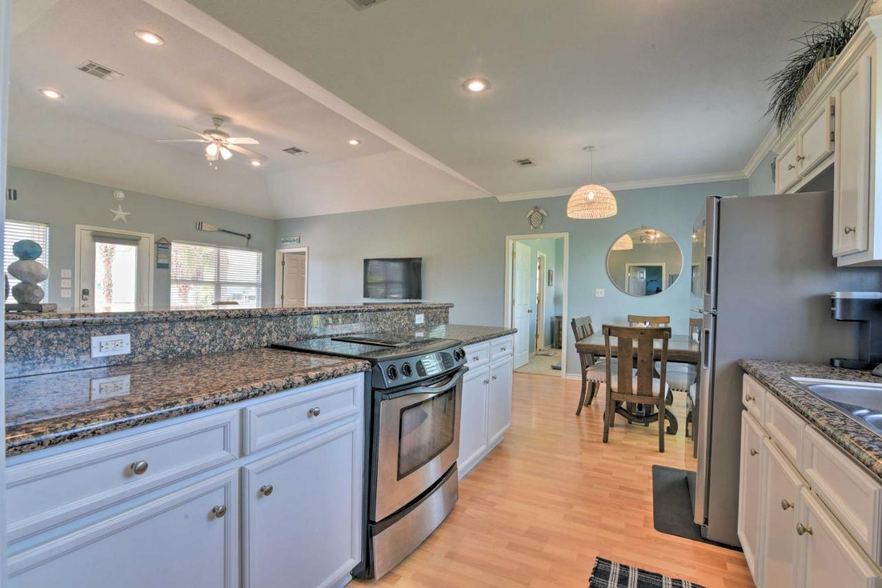 Bright Crystal Beach House, Walk To Coast! Villa Bolivar Peninsula ภายนอก รูปภาพ
