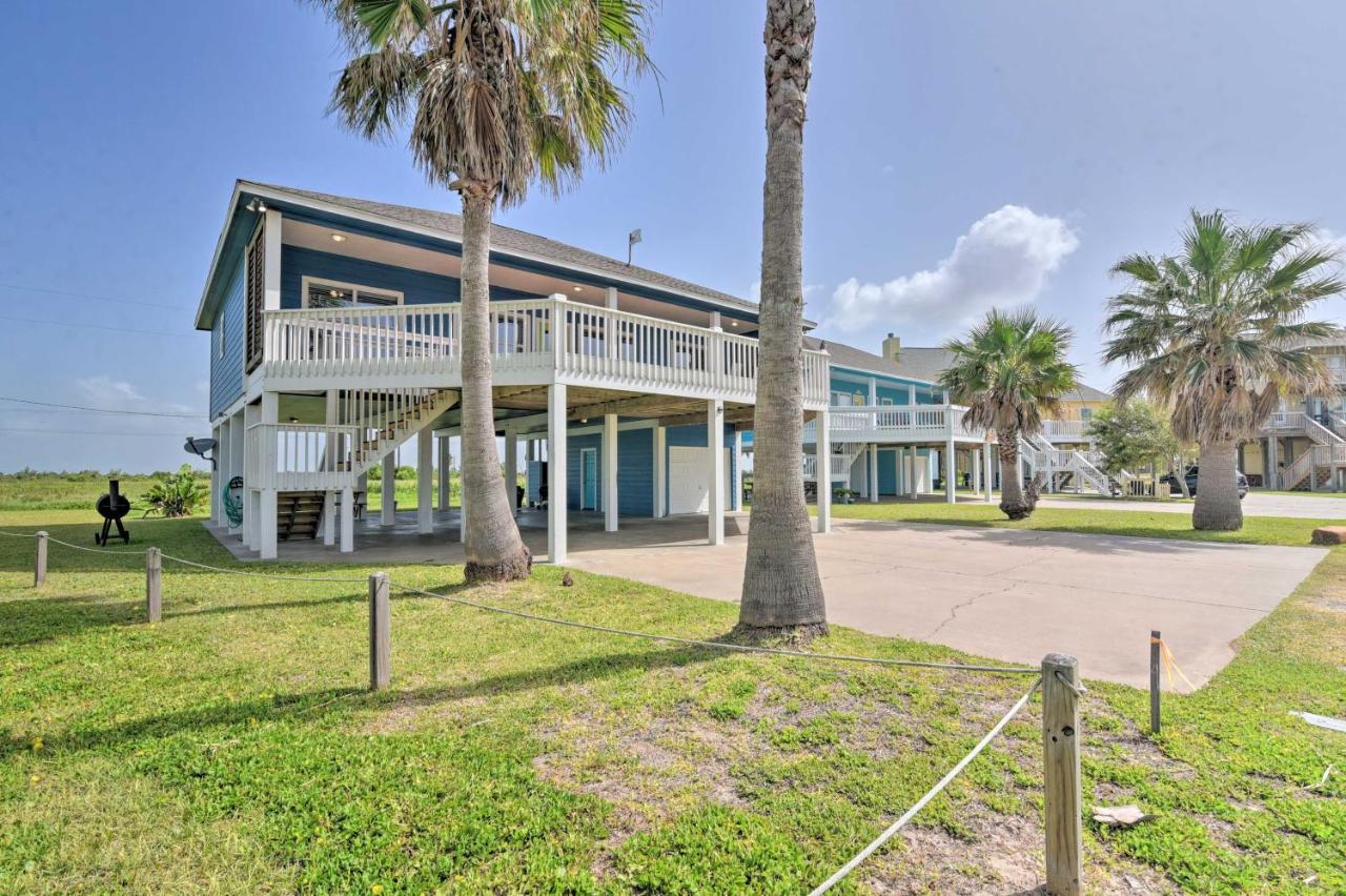 Bright Crystal Beach House, Walk To Coast! Villa Bolivar Peninsula ภายนอก รูปภาพ
