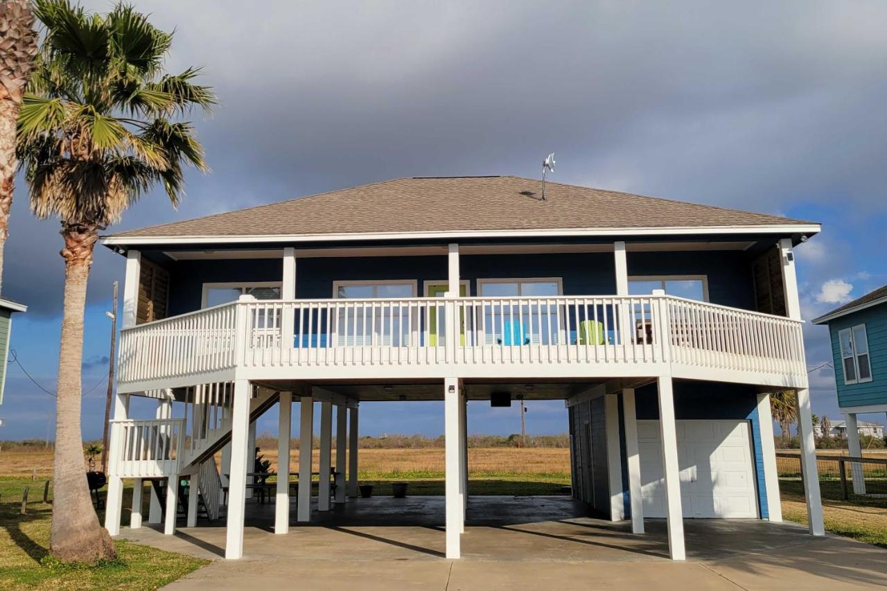 Bright Crystal Beach House, Walk To Coast! Villa Bolivar Peninsula ภายนอก รูปภาพ